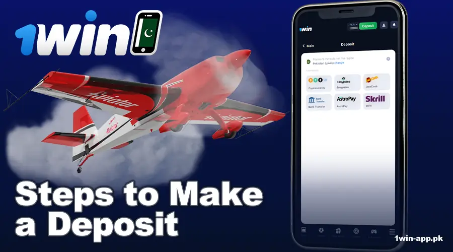 Deposit to 1win App Aviator Pakistan