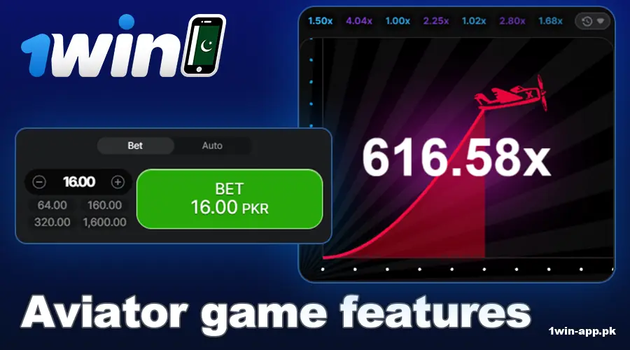 Game Functions of 1win App Aviator Pakistan