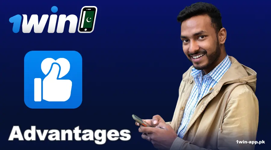 Pros of 1win app for Pakistanis