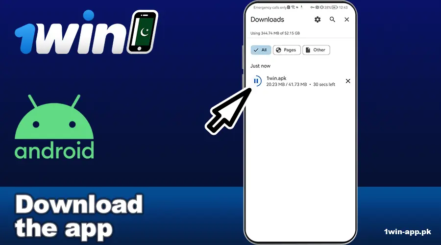 Download 1win Pakistan Android App