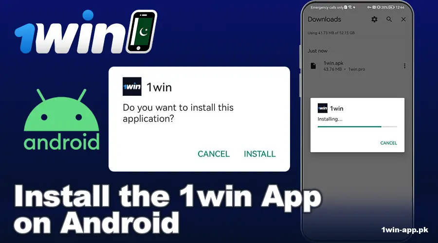 How to install 1win Android app for Pakistanis