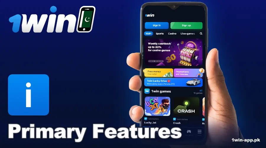 Specifications of 1win PK app