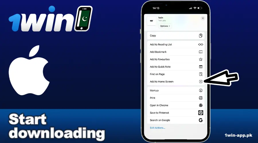 Download 1win PK iOS App