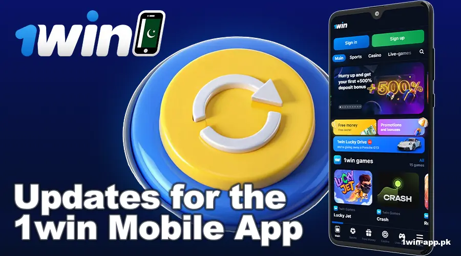 Instructions on how to update 1win Pakistan app