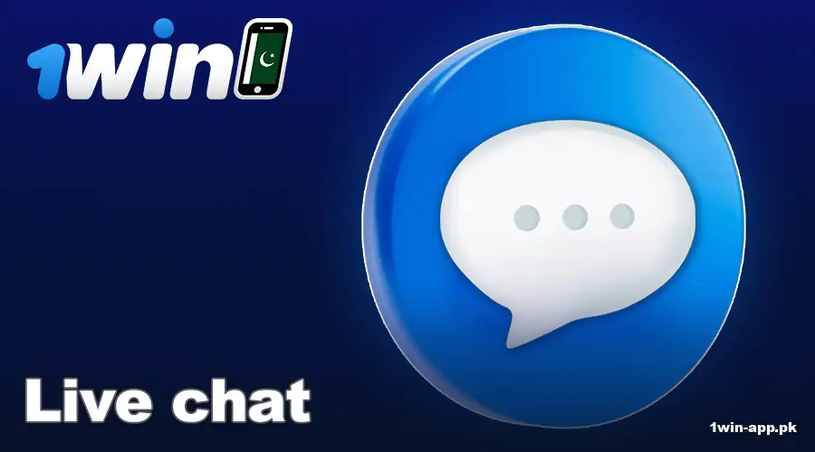 Chat support for Pakistanis in 1win App
